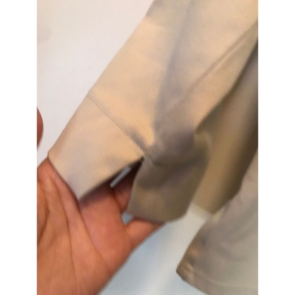 $280 Vertigo Paris Zipped Jacket Light Cream Size Large L fits M - Picture 6 of 8